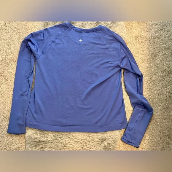 Lululemon Athletica Swiftly Wild Indigo Long Sleeve Shirt - Picture 2 of 11